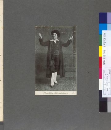 Photograph of Flora Klug, ‘Herrenimitatorin,’ Photograph of Flora Klug, ‘Herrenimitatorin,’