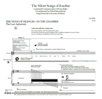 silent songs of josefine score